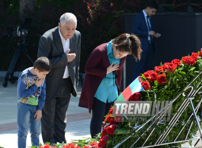 Azerbaijan marks 93rd birthday anniversary of National Leader Heydar Aliyev. Azerbaijan, Baku, 10 May 2016 